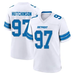 Aidan Hutchinson Detroit Lions Men's Game 2nd Nike Jersey - White