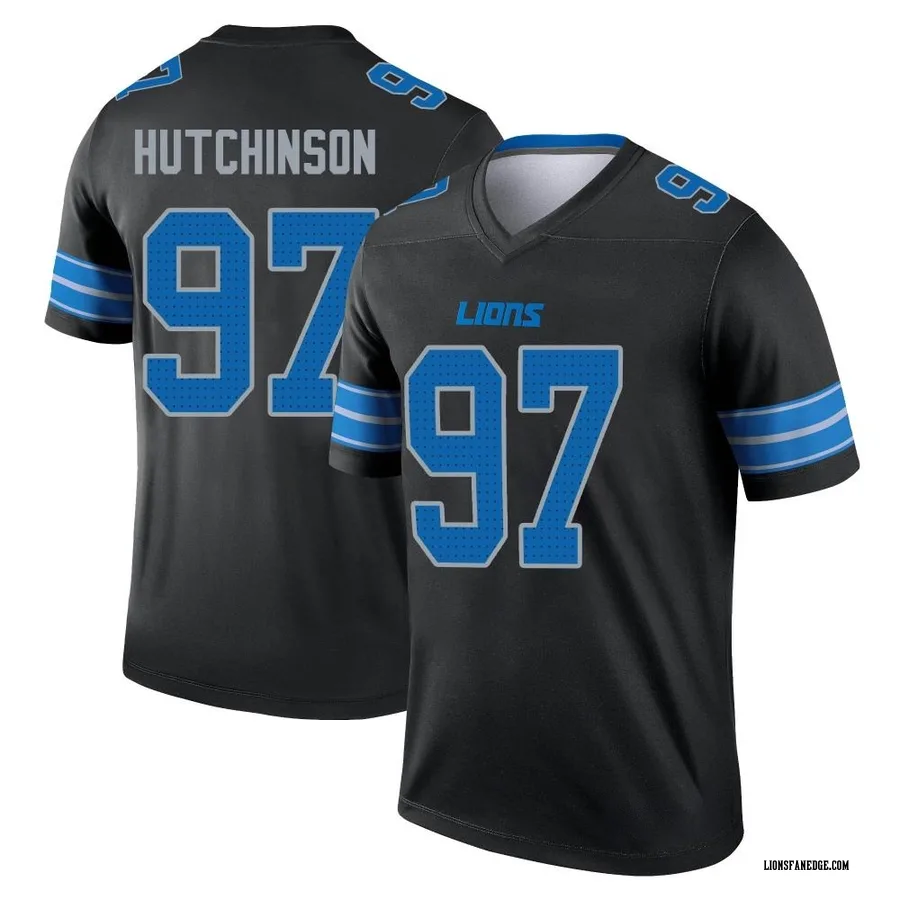 Aidan Hutchinson Detroit Lions Youth Legend Nike Jersey - Black