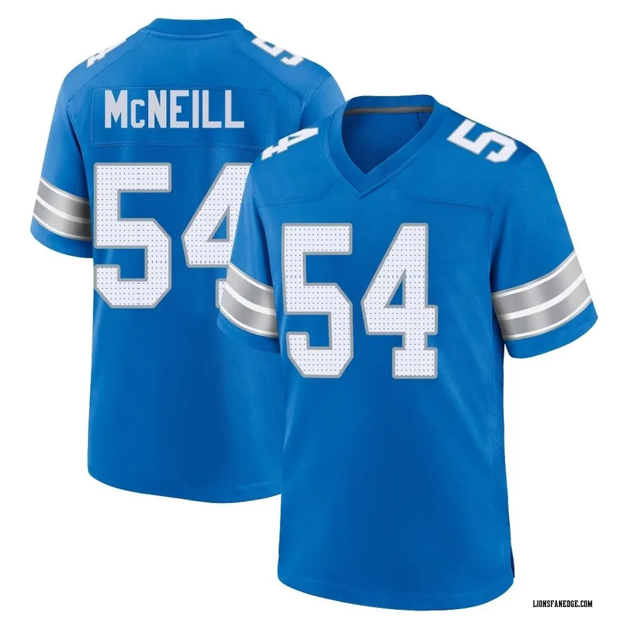 Alim McNeill Detroit Lions Men's Game 2nd Nike Jersey - Blue