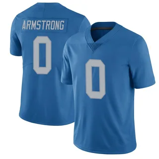 Andrew Armstrong Detroit Lions Men's Limited Throwback Vapor Untouchable Nike Jersey - Blue