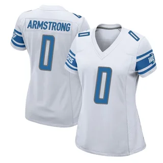 Andrew Armstrong Detroit Lions Women's Game Nike Jersey - White