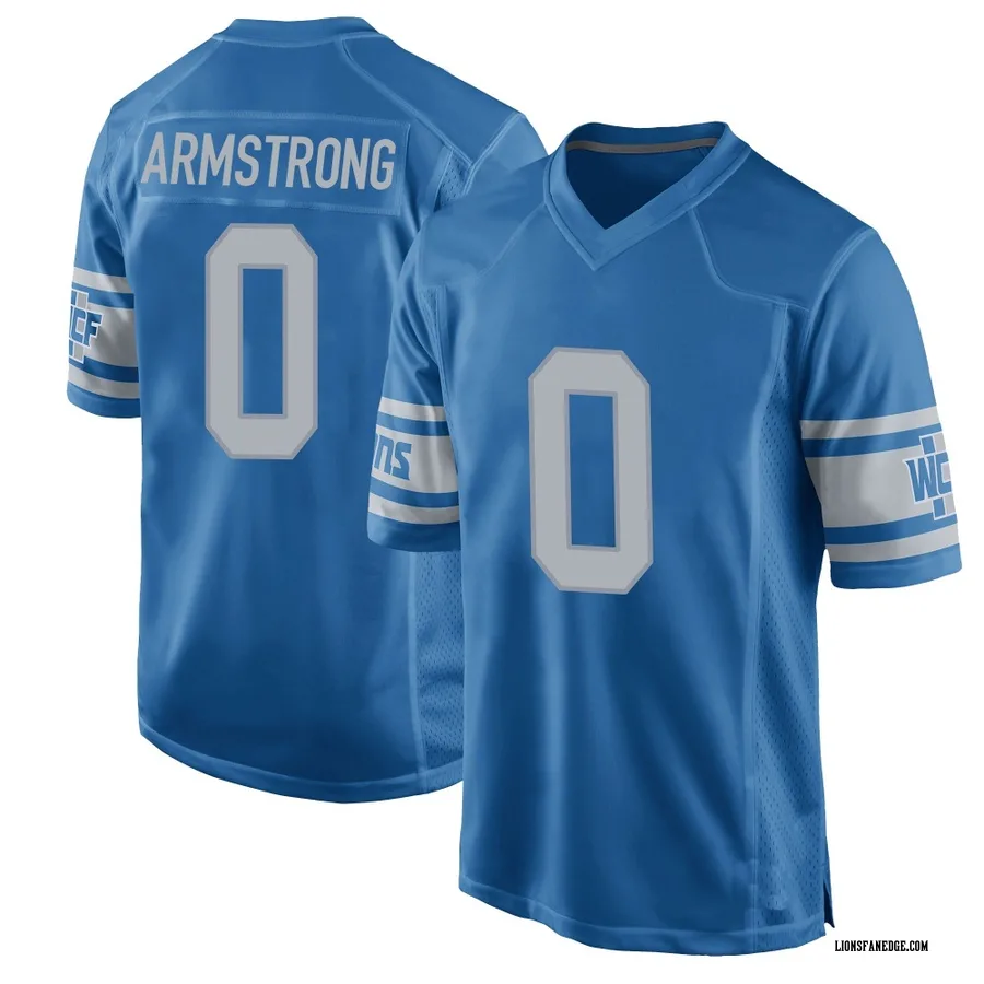 Andrew Armstrong Detroit Lions Youth Game Throwback Vapor Untouchable Nike Jersey - Blue