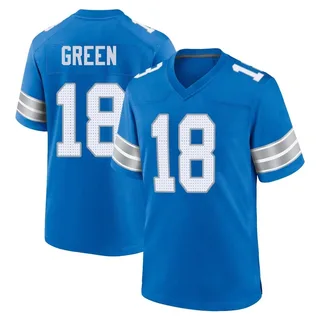 Antoine Green Detroit Lions Men's Game 2nd Nike Jersey - Blue