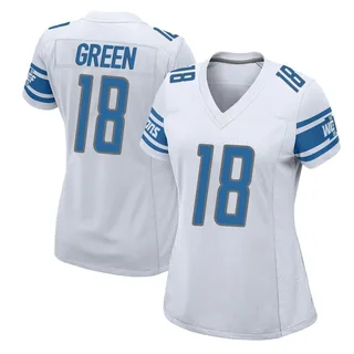 Antoine Green Detroit Lions Women's Game Nike Jersey - White