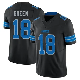Antoine Green Detroit Lions Youth Limited Black Alternate Vapor F.U.S.E. 2nd Nike Jersey - Green