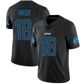 Antoine Green Detroit Lions Youth Limited Nike Jersey - Black Impact