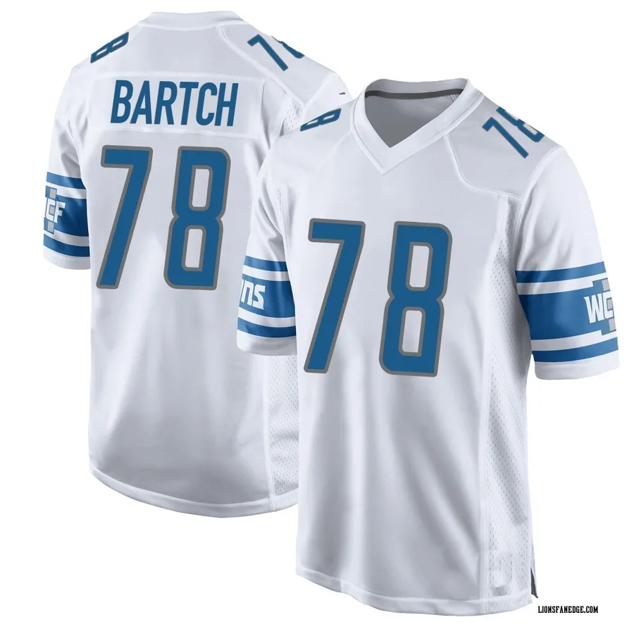 Ben Bartch Detroit Lions Men's Game Nike Jersey - White