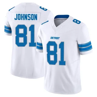 Calvin Johnson Detroit Lions Men's Limited Vapor F.U.S.E. 2nd Nike Jersey - White