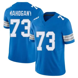 Christian Mahogany Detroit Lions Men's Limited Vapor F.U.S.E. 2nd Nike Jersey - Blue