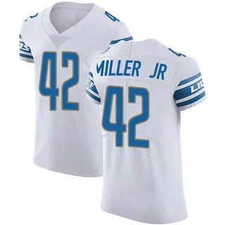 D.J. Miller Jr. Detroit Lions Men's Elite Vapor Untouchable Nike Jersey - White