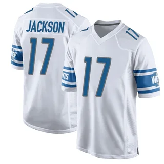 Dan Jackson Detroit Lions Men's Game Nike Jersey - White