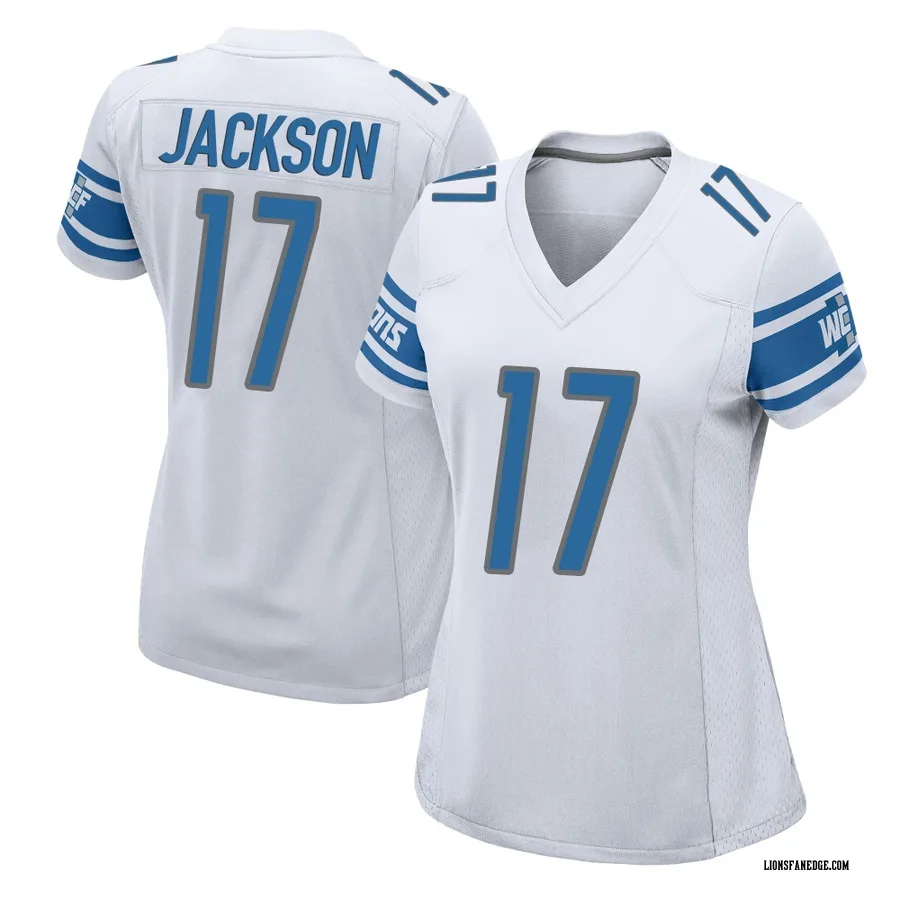Dan Jackson Detroit Lions Women's Game Nike Jersey - White