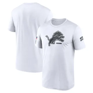 Detroit Lions 2024 Salute To Service Legend Performance T-Shirt White