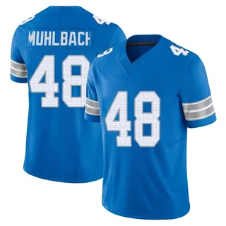 Don Muhlbach Detroit Lions Men's Limited Vapor F.U.S.E. 2nd Nike Jersey - Blue