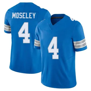 Emmanuel Moseley Detroit Lions Men's Limited Vapor F.U.S.E. 2nd Nike Jersey - Blue