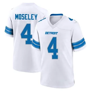Emmanuel Moseley Detroit Lions Youth Game 2nd Nike Jersey - White