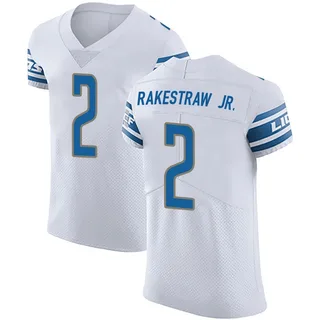 Ennis Rakestraw Jr. Detroit Lions Men's Elite Vapor Untouchable Nike Jersey - White