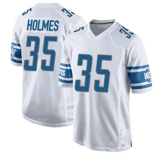 Gavin Holmes Detroit Lions Men's Game Nike Jersey - White