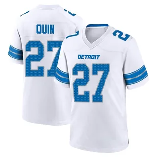 Glover Quin Detroit Lions Men's Game 2nd Nike Jersey - White