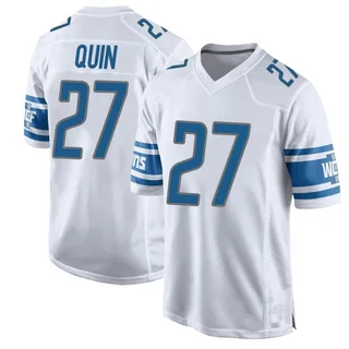 Glover Quin Detroit Lions Men's Game Nike Jersey - White