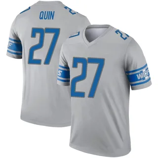 Glover Quin Detroit Lions Men's Legend Inverted Nike Jersey - Gray