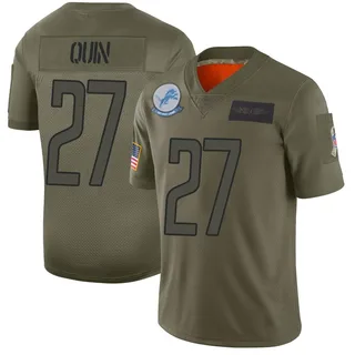 Glover Quin Detroit Lions Youth Limited 2019 Salute to Service Nike Jersey - Camo