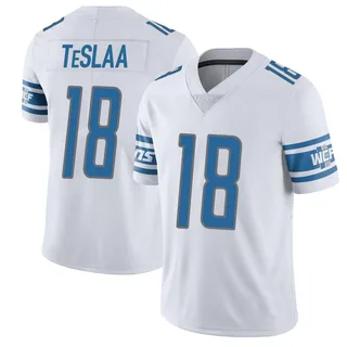 Isaac TeSlaa Detroit Lions Men's Limited Vapor Untouchable Nike Jersey - White