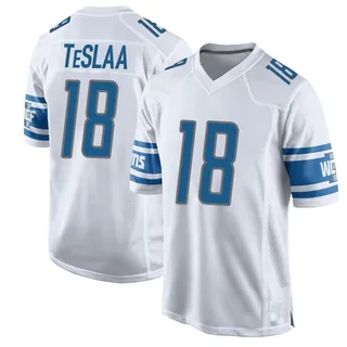 Isaac TeSlaa Detroit Lions Youth Game Nike Jersey - White