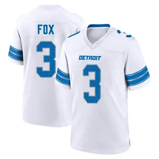 Jack Fox Detroit Lions Men's Game 2nd Nike Jersey - White