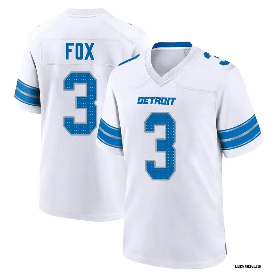 Jack Fox Detroit Lions Youth Game 2nd Nike Jersey - White