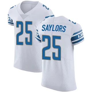 Jacob Saylors Detroit Lions Men's Elite Vapor Untouchable Nike Jersey - White