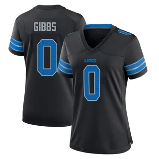 Jahmyr Gibbs Detroit Lions Women's Game Alternate 2nd Nike Jersey - Black
