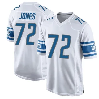 Jamarco Jones Detroit Lions Men's Game Nike Jersey - White