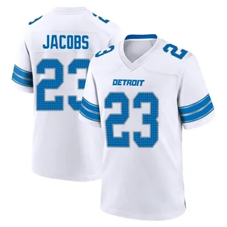 Jerry Jacobs Detroit Lions Men's Game 2nd Nike Jersey - White