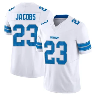 Jerry Jacobs Detroit Lions Men's Limited Vapor F.U.S.E. 2nd Nike Jersey - White