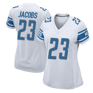 Jerry Jacobs Detroit Lions Women's Game Nike Jersey - White