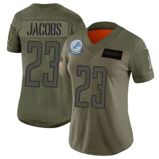 Jerry Jacobs Detroit Lions Women's Limited 2019 Salute to Service Nike Jersey - Camo