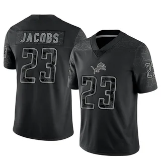 Jerry Jacobs Detroit Lions Youth Limited Reflective Nike Jersey - Black