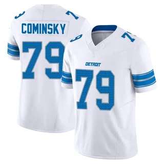 John Cominsky Detroit Lions Men's Limited Vapor F.U.S.E. 2nd Nike Jersey - White