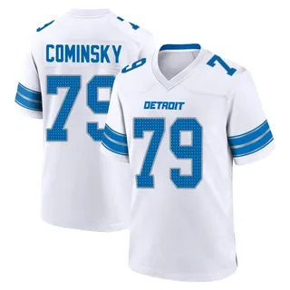 John Cominsky Detroit Lions Youth Game 2nd Nike Jersey - White