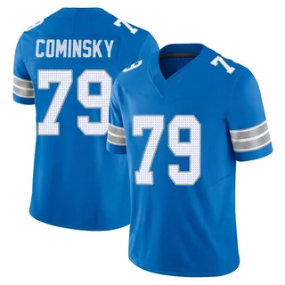 John Cominsky Detroit Lions Youth Limited Vapor F.U.S.E. 2nd Nike Jersey - Blue