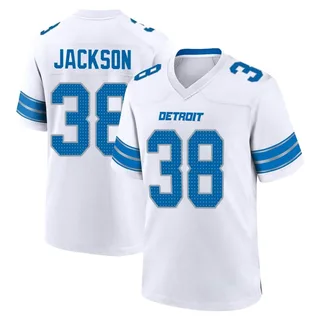 Justin Jackson Detroit Lions Men's Game 2nd Nike Jersey - White