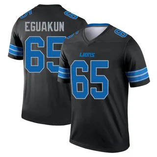 Kingsley Eguakun Detroit Lions Youth Legend Nike Jersey - Black