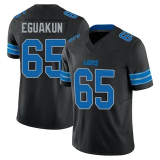 Kingsley Eguakun Detroit Lions Youth Limited Alternate Vapor F.U.S.E. 2nd Nike Jersey - Black