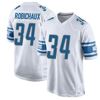 Kye Robichaux Detroit Lions Youth Game Nike Jersey - White