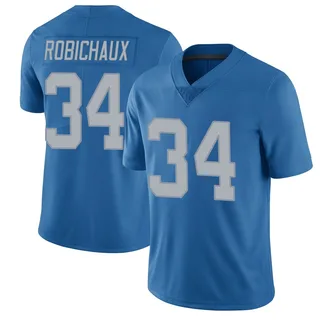 Kye Robichaux Detroit Lions Youth Limited Throwback Vapor Untouchable Nike Jersey - Blue