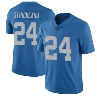 Loren Strickland Detroit Lions Youth Limited Throwback Vapor Untouchable Nike Jersey - Blue