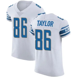 Malik Taylor Detroit Lions Men's Elite Vapor Untouchable Nike Jersey - White