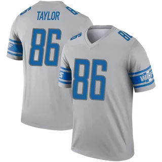 Malik Taylor Detroit Lions Youth Legend Inverted Nike Jersey - Gray