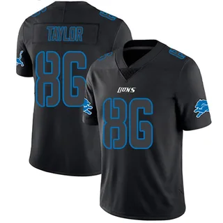 Malik Taylor Detroit Lions Youth Limited Nike Jersey - Black Impact
